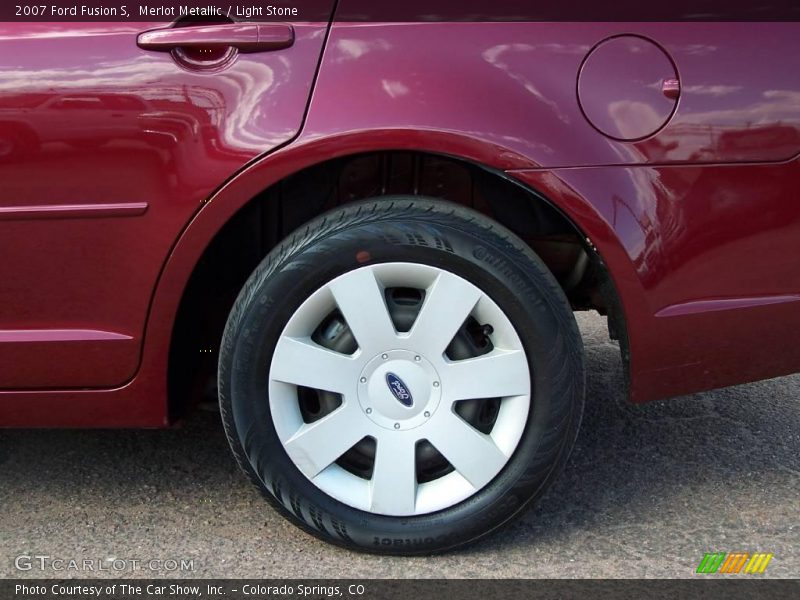 Merlot Metallic / Light Stone 2007 Ford Fusion S