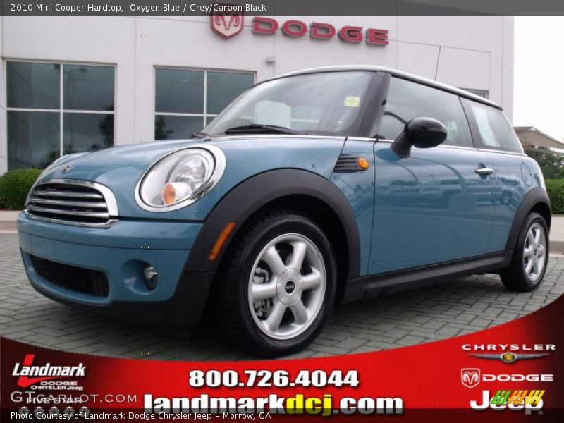 Oxygen Blue / Grey/Carbon Black 2010 Mini Cooper Hardtop