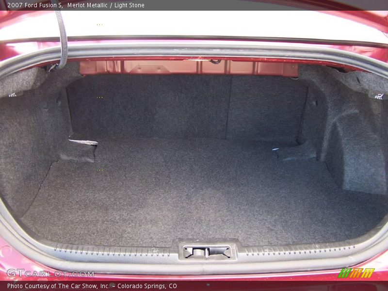Merlot Metallic / Light Stone 2007 Ford Fusion S