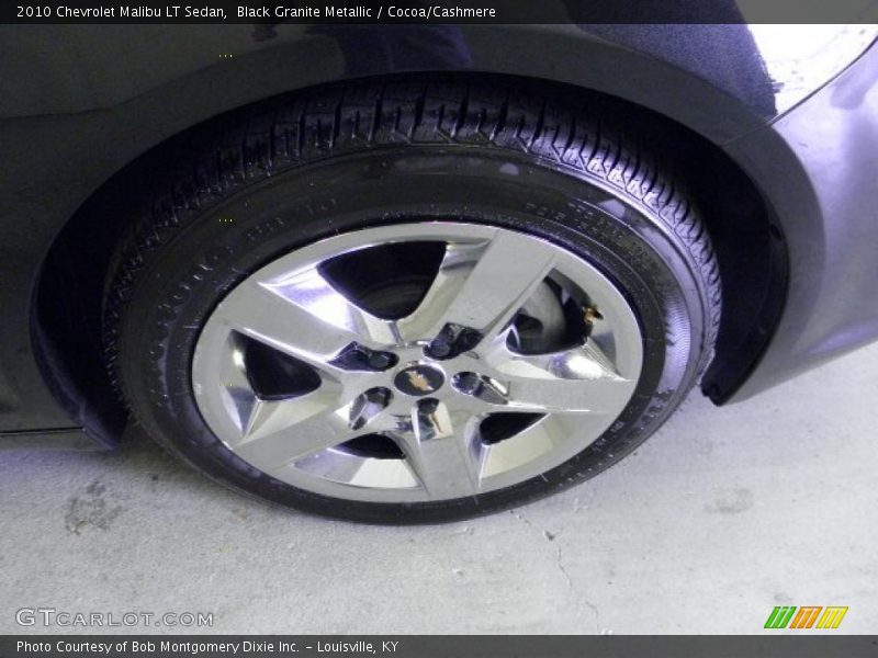 Black Granite Metallic / Cocoa/Cashmere 2010 Chevrolet Malibu LT Sedan