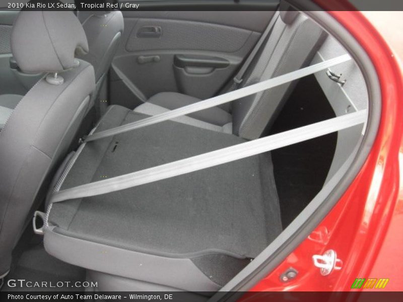 Tropical Red / Gray 2010 Kia Rio LX Sedan
