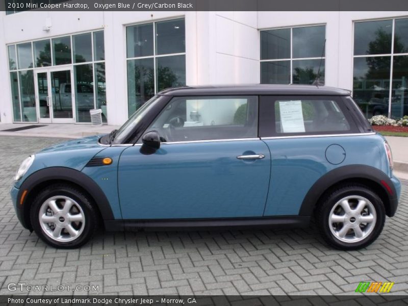 Oxygen Blue / Grey/Carbon Black 2010 Mini Cooper Hardtop