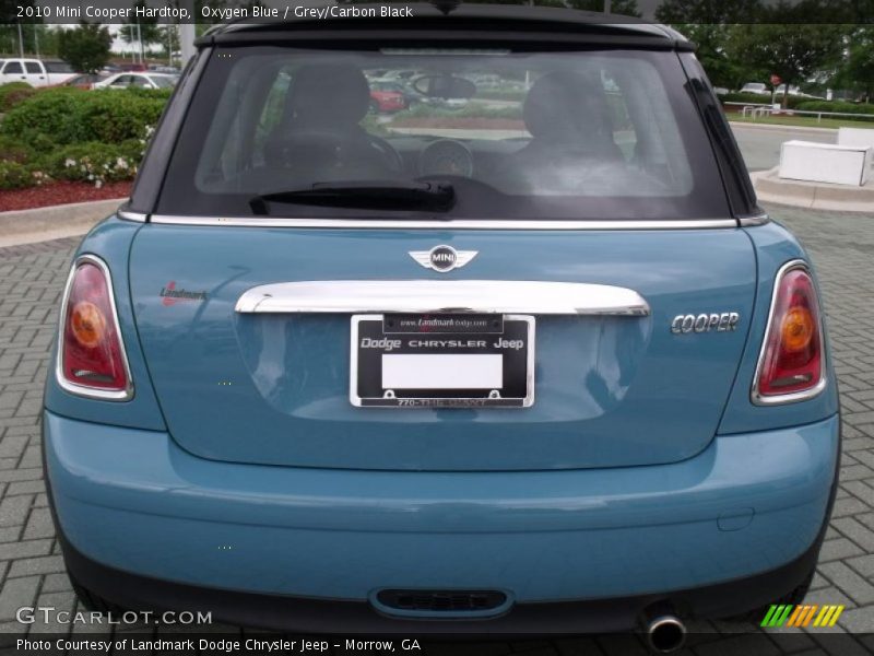 Oxygen Blue / Grey/Carbon Black 2010 Mini Cooper Hardtop
