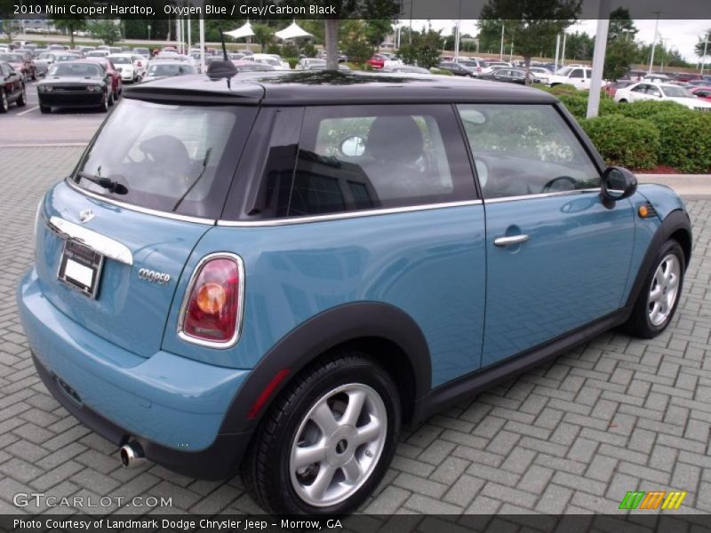 Oxygen Blue / Grey/Carbon Black 2010 Mini Cooper Hardtop