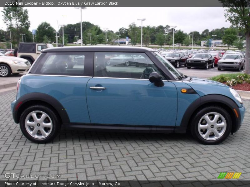 Oxygen Blue / Grey/Carbon Black 2010 Mini Cooper Hardtop