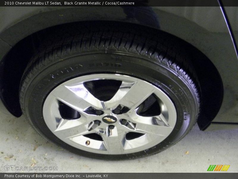 Black Granite Metallic / Cocoa/Cashmere 2010 Chevrolet Malibu LT Sedan