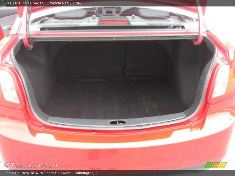 Tropical Red / Gray 2010 Kia Rio LX Sedan