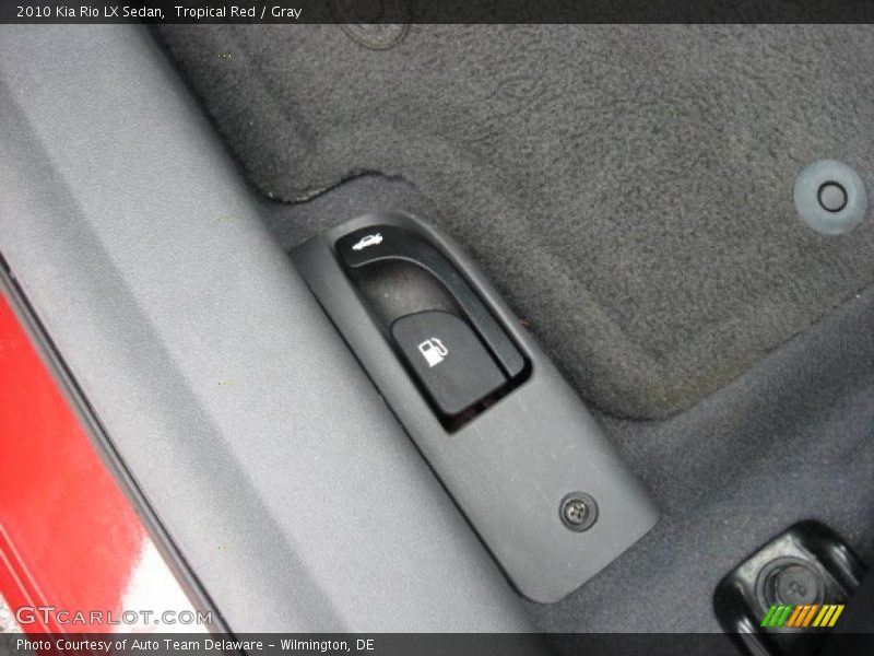Tropical Red / Gray 2010 Kia Rio LX Sedan