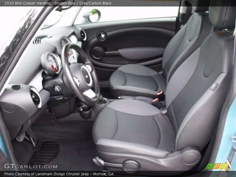 Oxygen Blue / Grey/Carbon Black 2010 Mini Cooper Hardtop