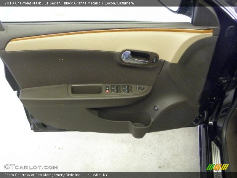 Black Granite Metallic / Cocoa/Cashmere 2010 Chevrolet Malibu LT Sedan