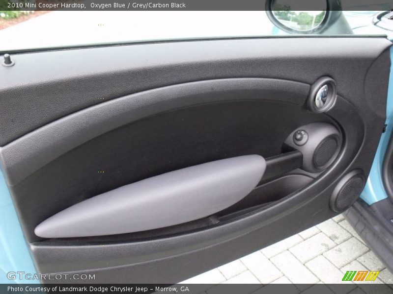 Oxygen Blue / Grey/Carbon Black 2010 Mini Cooper Hardtop