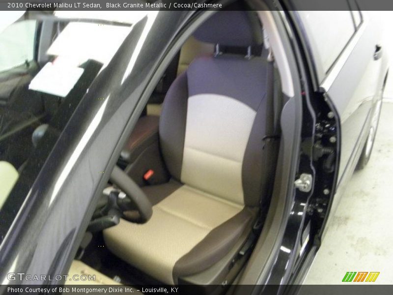 Black Granite Metallic / Cocoa/Cashmere 2010 Chevrolet Malibu LT Sedan