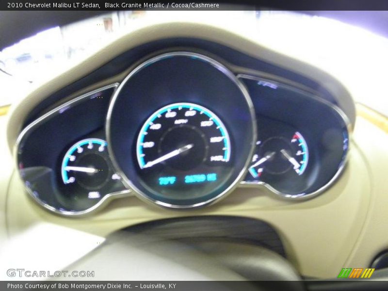 Black Granite Metallic / Cocoa/Cashmere 2010 Chevrolet Malibu LT Sedan