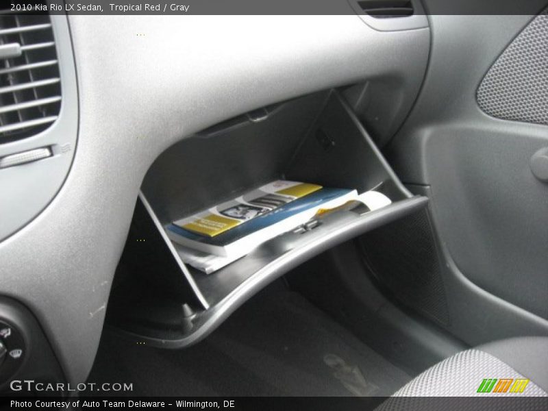 Tropical Red / Gray 2010 Kia Rio LX Sedan