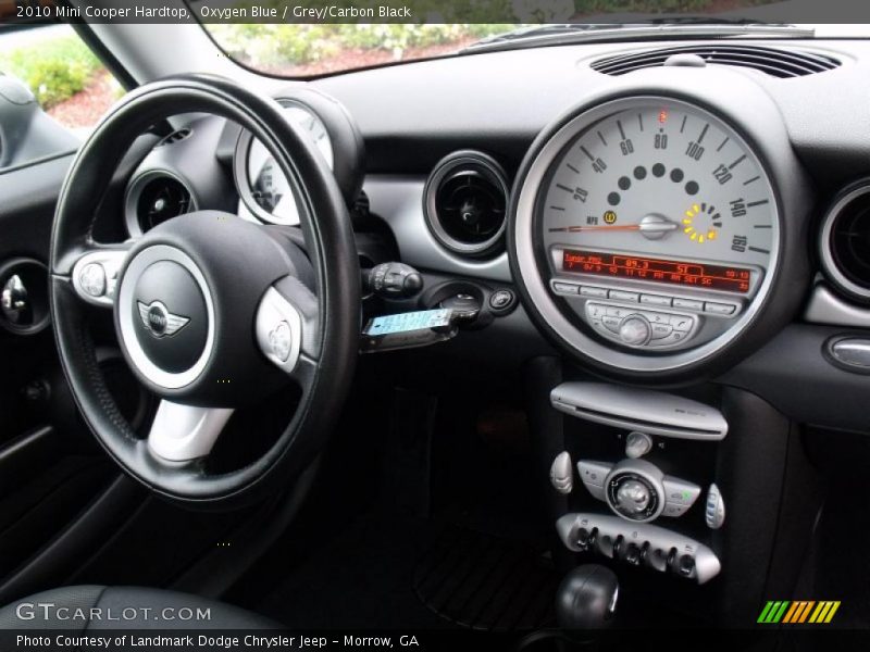 Oxygen Blue / Grey/Carbon Black 2010 Mini Cooper Hardtop