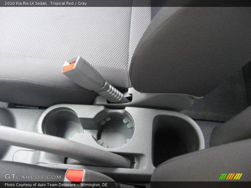 Tropical Red / Gray 2010 Kia Rio LX Sedan