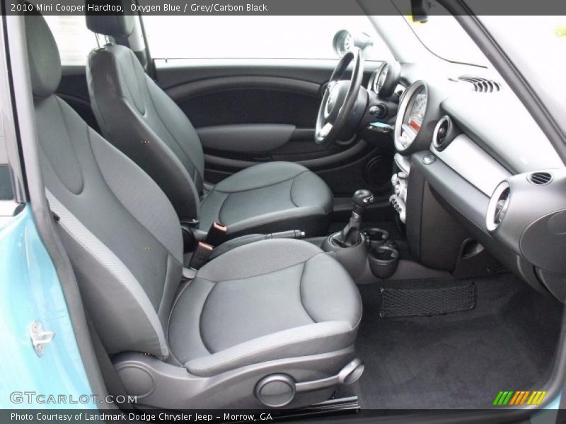 Oxygen Blue / Grey/Carbon Black 2010 Mini Cooper Hardtop