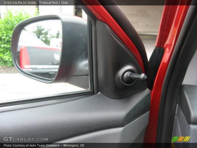 Tropical Red / Gray 2010 Kia Rio LX Sedan