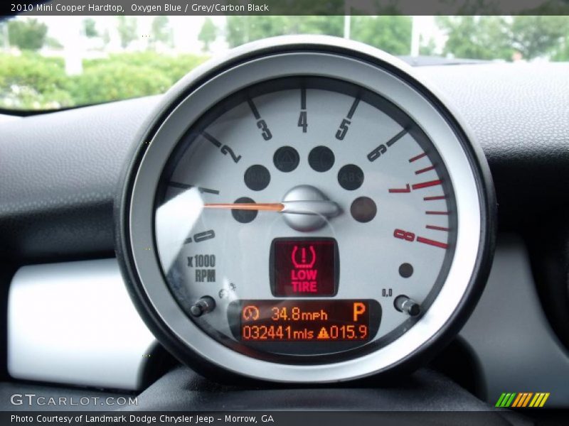 Oxygen Blue / Grey/Carbon Black 2010 Mini Cooper Hardtop