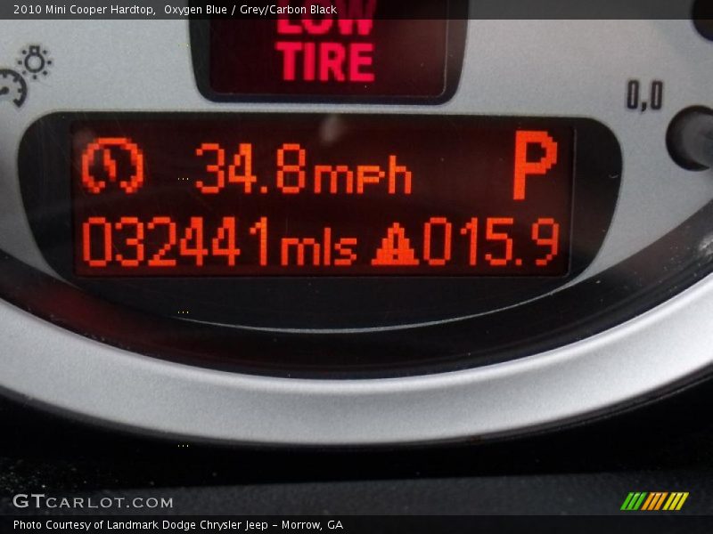 Oxygen Blue / Grey/Carbon Black 2010 Mini Cooper Hardtop
