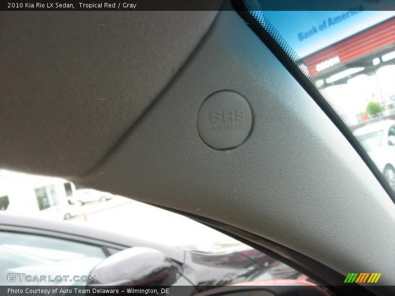 Tropical Red / Gray 2010 Kia Rio LX Sedan