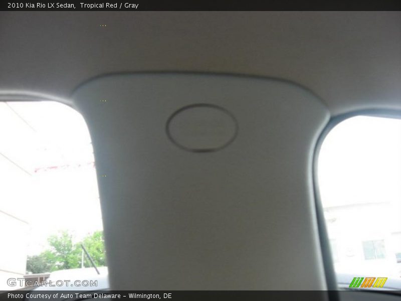 Tropical Red / Gray 2010 Kia Rio LX Sedan