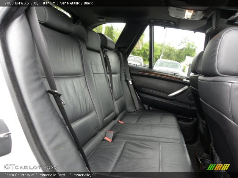 Titanium Silver Metallic / Black 2003 BMW X5 3.0i