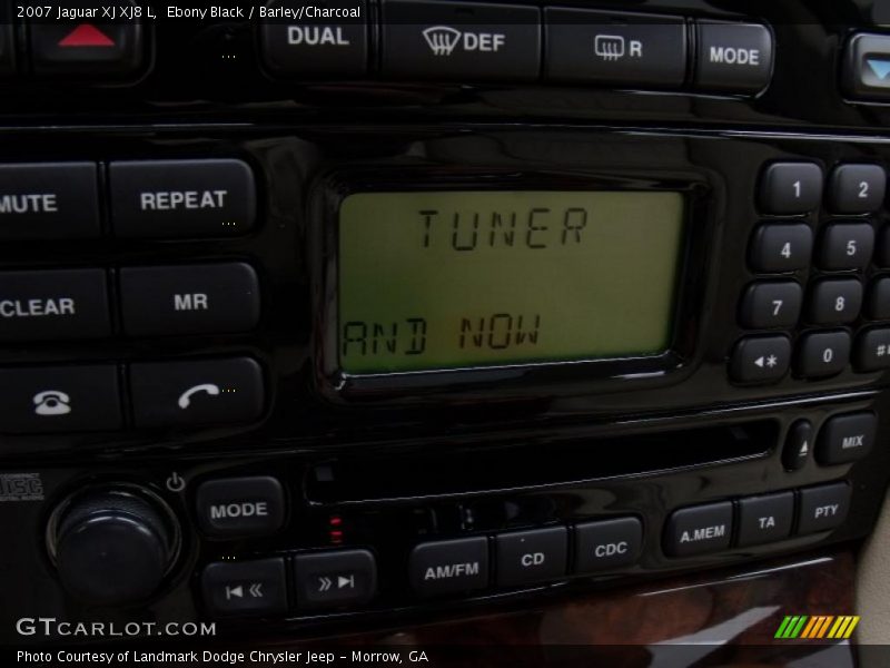 Ebony Black / Barley/Charcoal 2007 Jaguar XJ XJ8 L