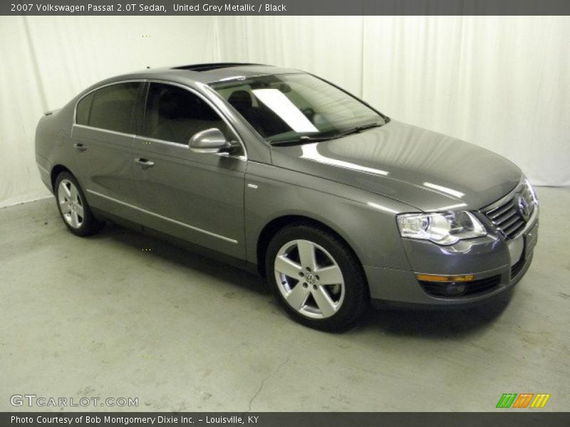 United Grey Metallic / Black 2007 Volkswagen Passat 2.0T Sedan