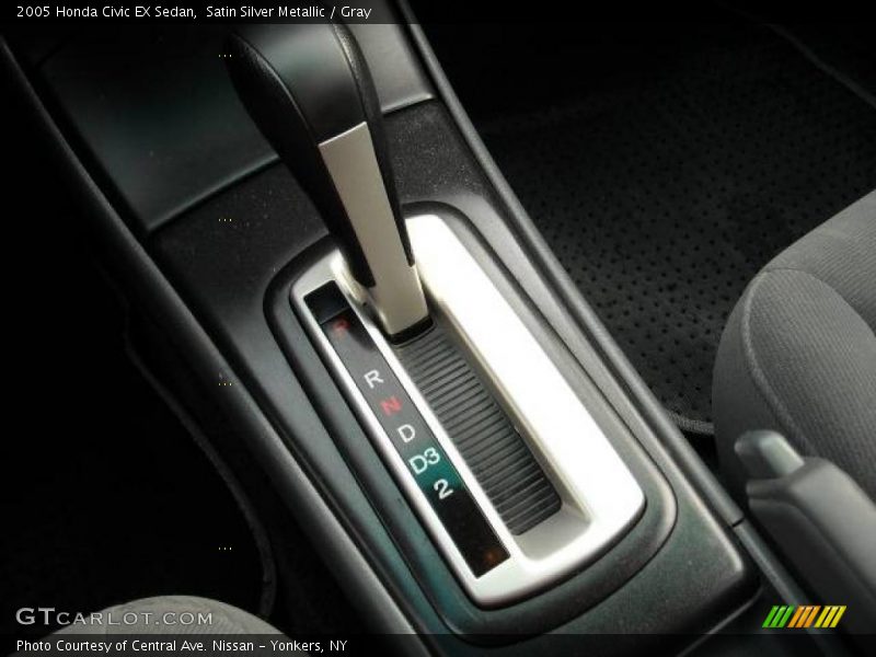 Satin Silver Metallic / Gray 2005 Honda Civic EX Sedan