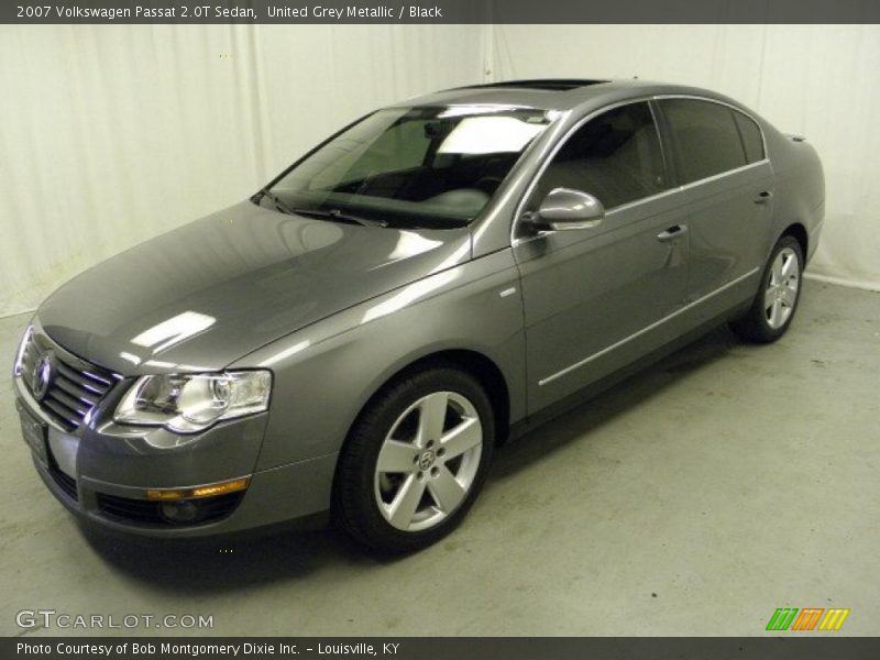United Grey Metallic / Black 2007 Volkswagen Passat 2.0T Sedan