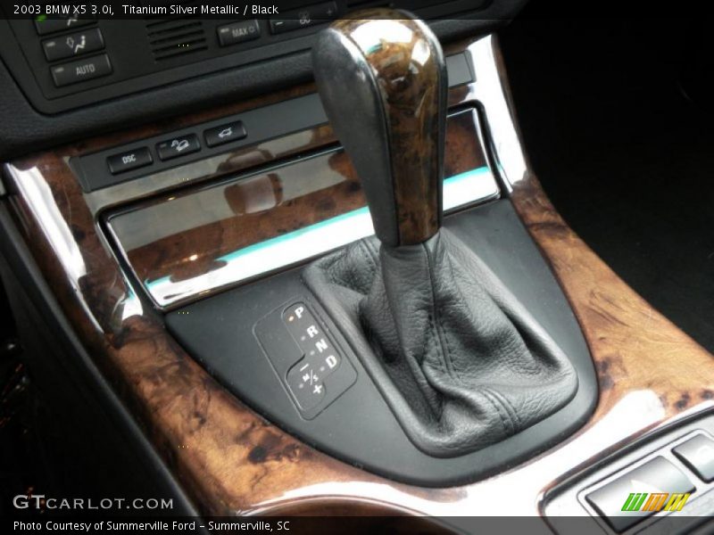 Titanium Silver Metallic / Black 2003 BMW X5 3.0i