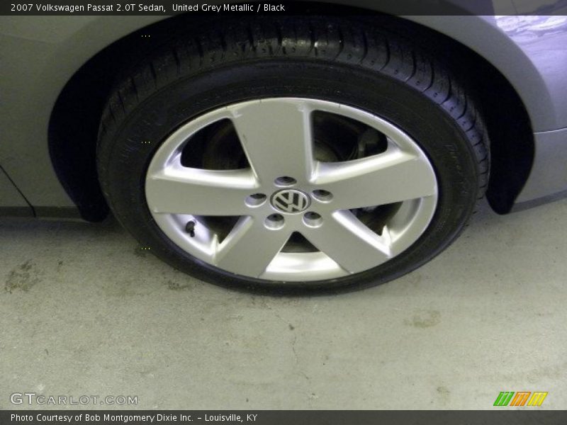 United Grey Metallic / Black 2007 Volkswagen Passat 2.0T Sedan