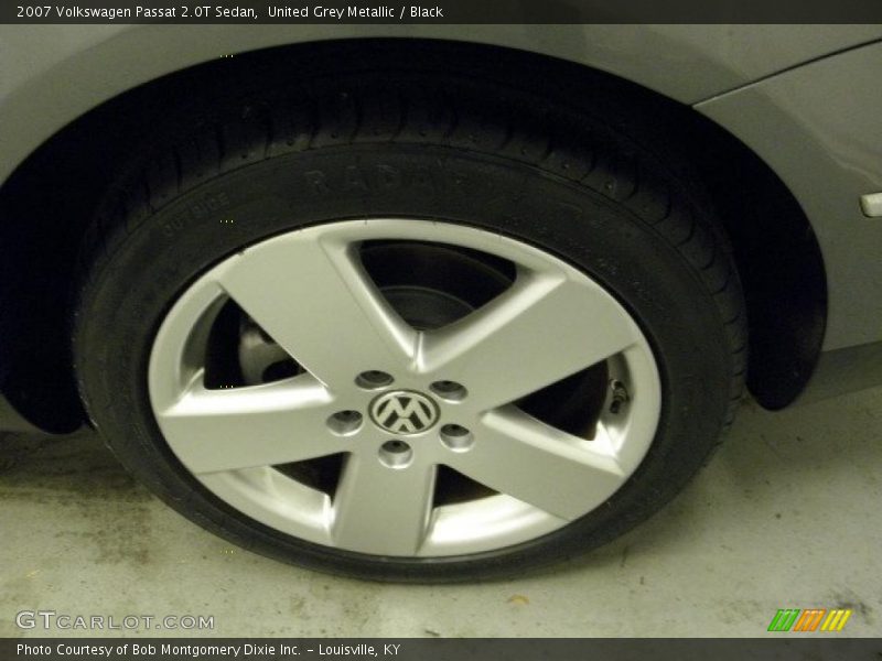 United Grey Metallic / Black 2007 Volkswagen Passat 2.0T Sedan