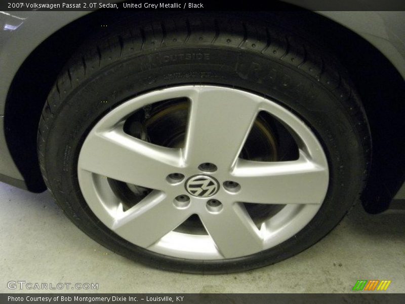 United Grey Metallic / Black 2007 Volkswagen Passat 2.0T Sedan