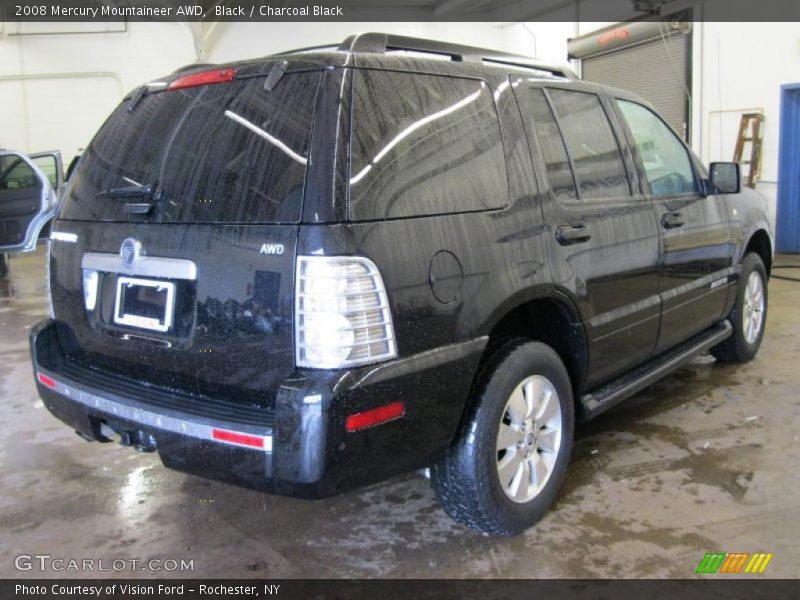 Black / Charcoal Black 2008 Mercury Mountaineer AWD