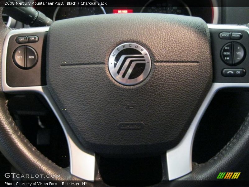 Black / Charcoal Black 2008 Mercury Mountaineer AWD