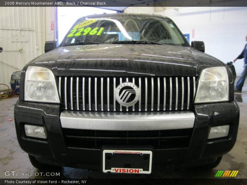 Black / Charcoal Black 2008 Mercury Mountaineer AWD