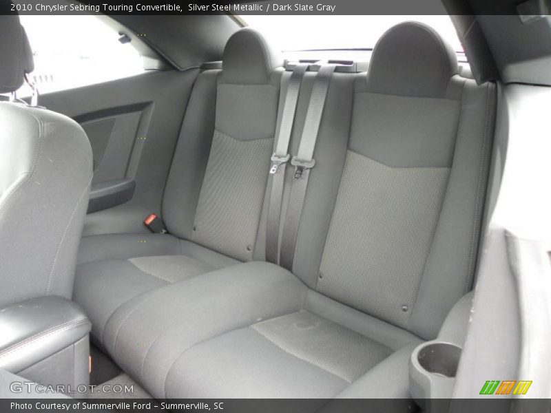 Silver Steel Metallic / Dark Slate Gray 2010 Chrysler Sebring Touring Convertible