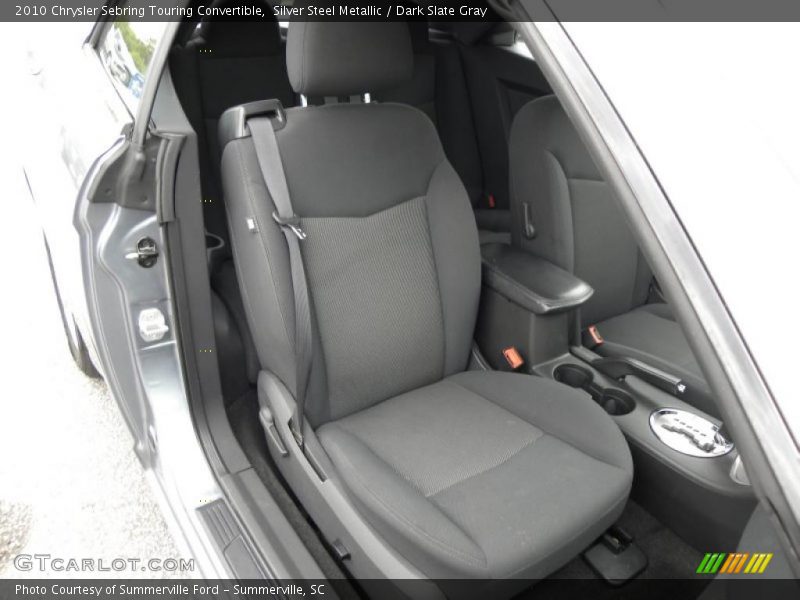 Silver Steel Metallic / Dark Slate Gray 2010 Chrysler Sebring Touring Convertible