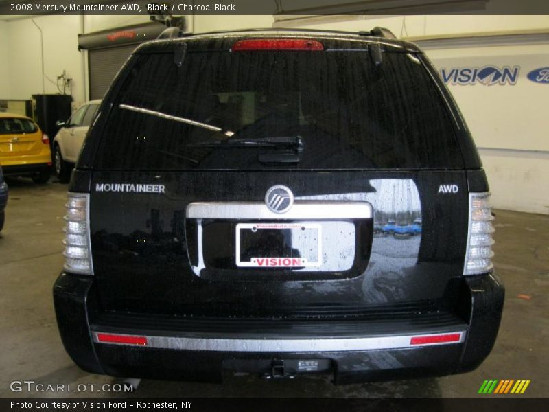 Black / Charcoal Black 2008 Mercury Mountaineer AWD