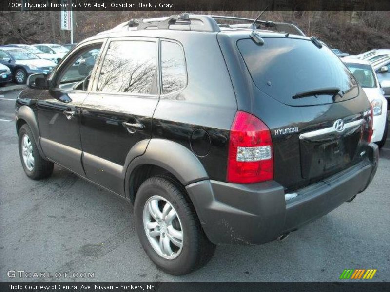 Obsidian Black / Gray 2006 Hyundai Tucson GLS V6 4x4