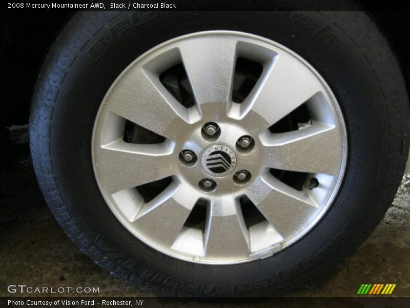 Black / Charcoal Black 2008 Mercury Mountaineer AWD