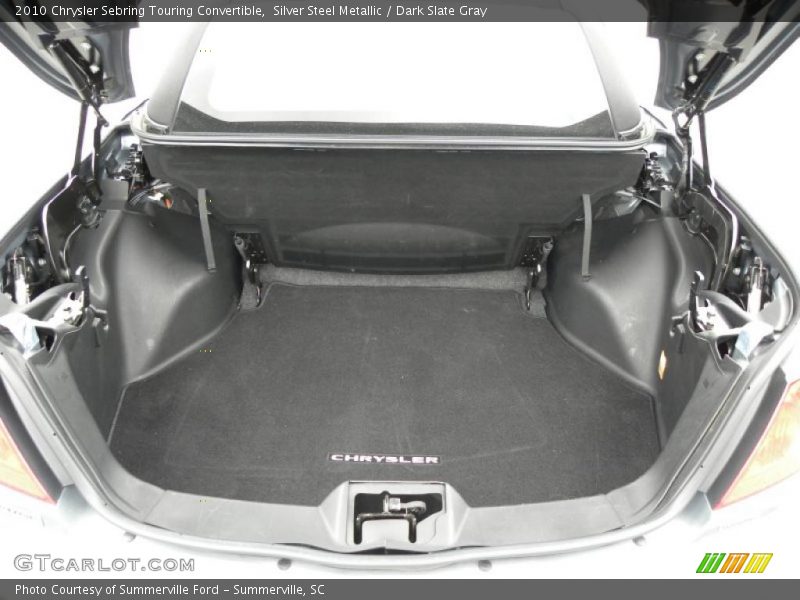 Silver Steel Metallic / Dark Slate Gray 2010 Chrysler Sebring Touring Convertible