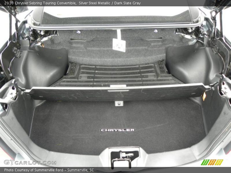 Silver Steel Metallic / Dark Slate Gray 2010 Chrysler Sebring Touring Convertible