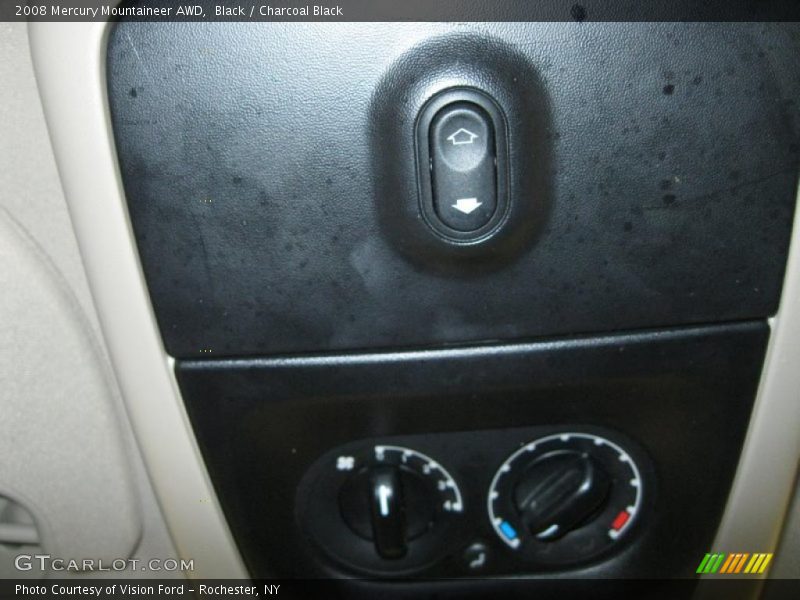 Black / Charcoal Black 2008 Mercury Mountaineer AWD