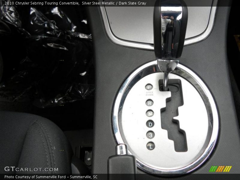 Silver Steel Metallic / Dark Slate Gray 2010 Chrysler Sebring Touring Convertible