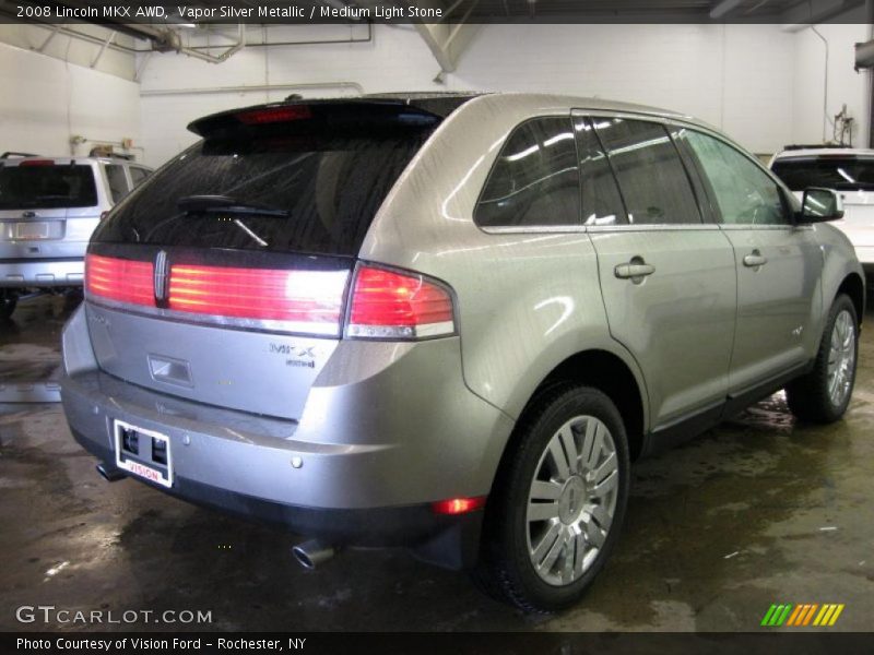 Vapor Silver Metallic / Medium Light Stone 2008 Lincoln MKX AWD