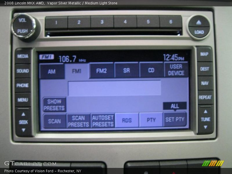 Vapor Silver Metallic / Medium Light Stone 2008 Lincoln MKX AWD