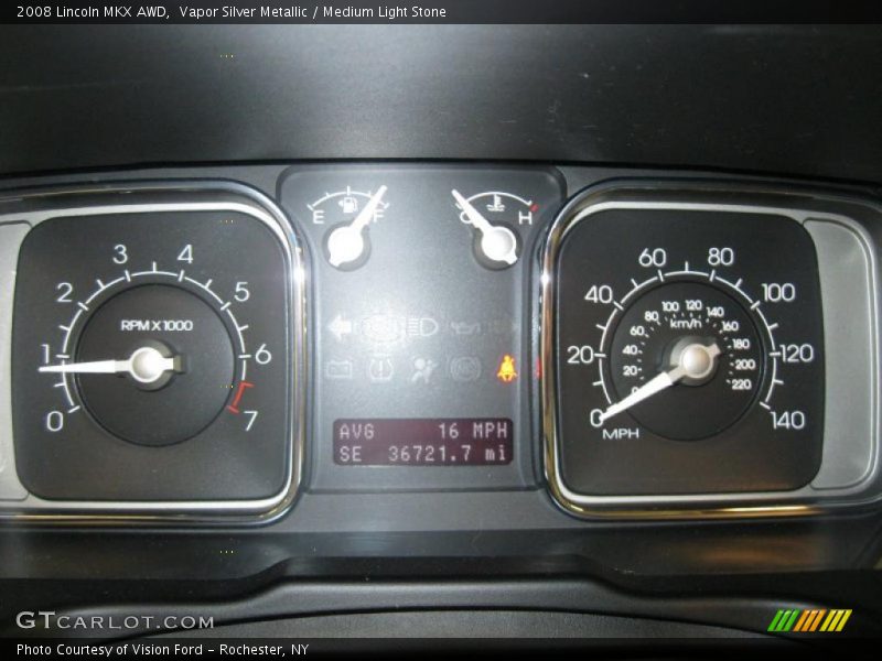 Vapor Silver Metallic / Medium Light Stone 2008 Lincoln MKX AWD